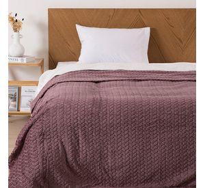 Frazada Jqd Flannel Nevada 1.5 P Morado