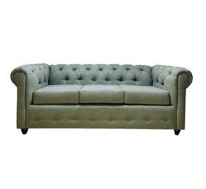 Sofa Chesterfield 200x90x75  Gris