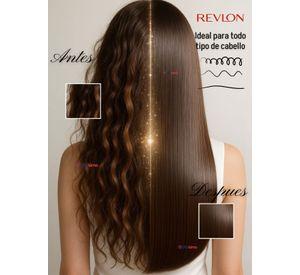 Plancha Alisadora De Cabello Revlon Placas Dobles Cerámica De Cobre RVST2204 Alaciadora Color Negro