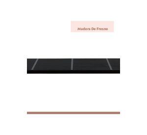 Banqueta de Madera y Metal George Nelson 160cm - Negra