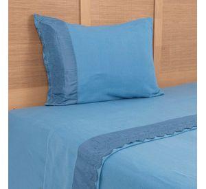Sabana Polar Lisa Broderie 1.5 P Azul