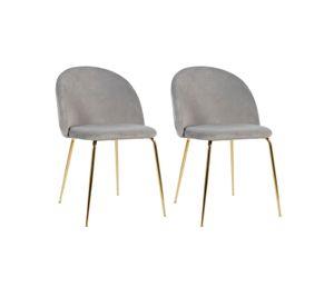 PACK 2 SILLAS O SITIALES GOLD II PARA COMEDOR ACOLCHADA CON PATAS DORADAS Y UN ELEGANTE DISEÑO