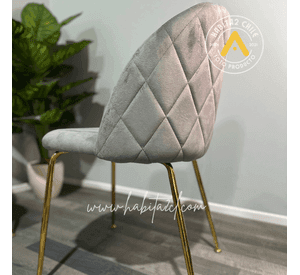 PACK 2 SILLAS O SITIALES GOLD II PARA COMEDOR ACOLCHADA CON PATAS DORADAS Y UN ELEGANTE DISEÑO