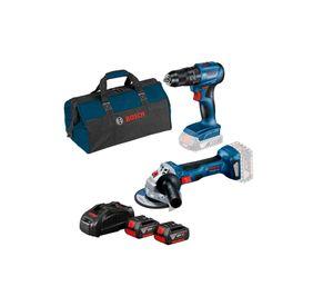 PACK BOSCH 18V TALA PER GSB 185 + ESMERIL 5” GWS | 2 BAT 4.0AH +CAR+BOLSO