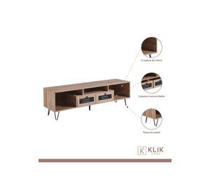 Rack de TV o Buffet con Cajones Paris