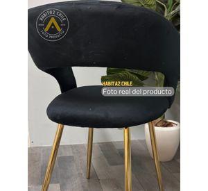 PACK 2 SITIAL O SILLA MODERNA FLORENCIA TERCIOPELO GOLD