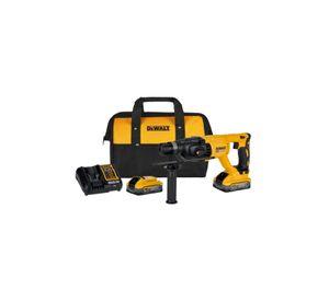 Kit Rotomartillo 1 20v + 2 Baterías Powerstack 5ah Dewal DCH133H2-B2