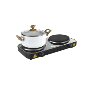 Cocina Eléctrica 2 Platos 2000w Cocinilla Portátil