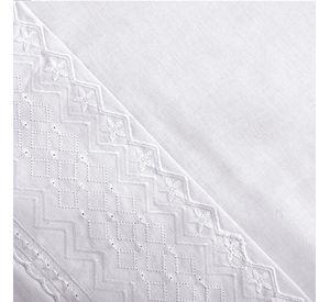 Sabana Broderie Geo 1.5 P Blanco