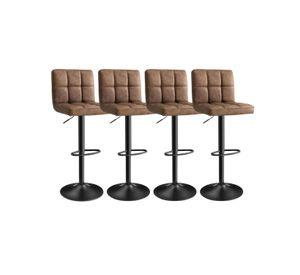 PACK 4 TABURETES AJUSTABLES CHARLOTTE CHOCOLATE