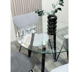 COMEDOR 80 CM JLOVE PP BLACK - 4 PUESTOS
