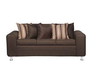 SOFA LEGEND 3 CUERPOS + 2 POUF CAFÉ