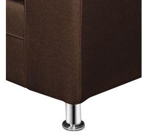 SOFA LEGEND 3 CUERPOS + 2 POUF CAFÉ