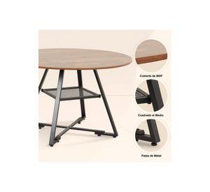 Mesa de Comedor Redonda Estilo Industrial Törn