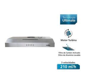kit Encimera vitroceramica GE + Campana Mabe 60cm Inox Cm6045xv0_Pg6040evn0