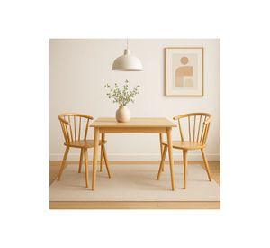Pack de 2 Sillas Lykke de Madera - Natural