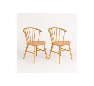 Pack de 2 Sillas Lykke de Madera - Natural