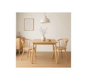 Pack de 2 Sillas Lykke de Madera - Natural