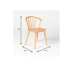 Pack de 2 Sillas Lykke de Madera - Natural