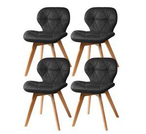 PACK 4 SILLAS VELVET PARA COMEDOR O LIVING TERCIOPELO