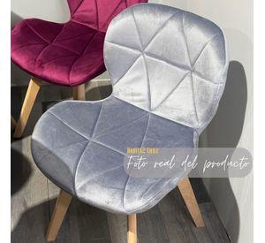 PACK 4 SILLAS VELVET PARA COMEDOR O LIVING TERCIOPELO