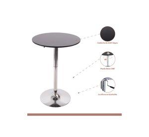 Mesa de centro alta ajustable - Negra
