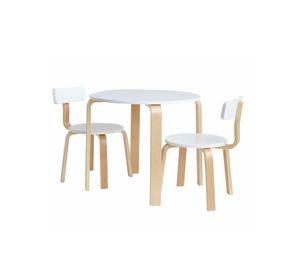 Set Mesa y 2 Sillas Infantil Sitte Relan Símil Madera Nórdico