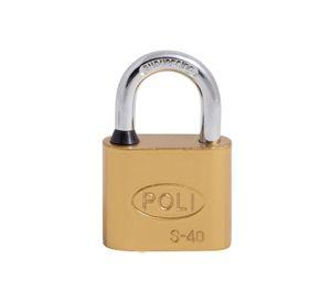 CANDADO POLI S 40MM BR-CJ 3 LLAVES 157140
