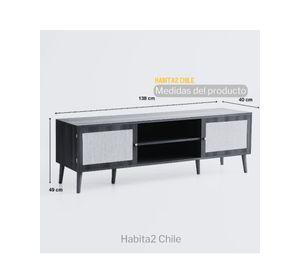 Rack Ructico para TV Brown Mesh 138 cm