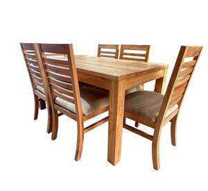 Comedor 6 Sillas Nativo 90x160 tapiz Beige