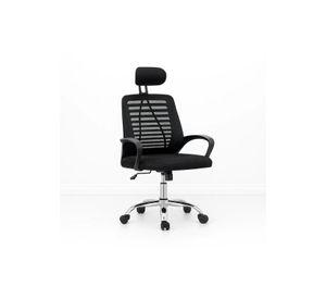 Silla de Oficina Ergos Ergonómica con Cabeza - Negra
