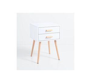 Velador Eames Doble 40x30x60 - Blanco