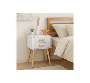 Velador Eames Doble 40x30x60 - Blanco