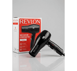 Secador De Cabello Revlon Compacto RVDR5260BLA2 1875W de Potencia Negro