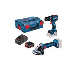 Pack Bosch 18V Inalámbrico Taladro Gsb90c + Esmeril Gws180li