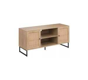 Rack de TV o Buffet Rattan Rustico Dos Puertas