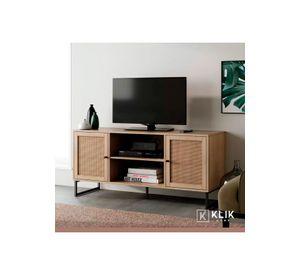 Rack de TV o Buffet Rattan Rustico Dos Puertas