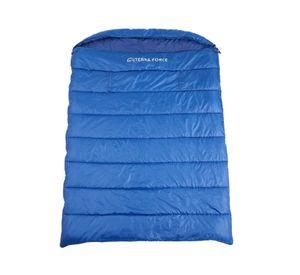 Saco De Dormir Doble Clima Frío Azul