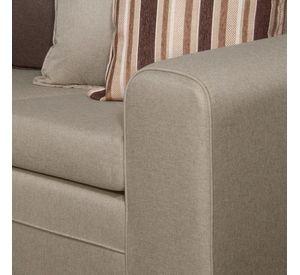 SOFA LEGEND 3 CUERPOS BEIGE + 2 POUF