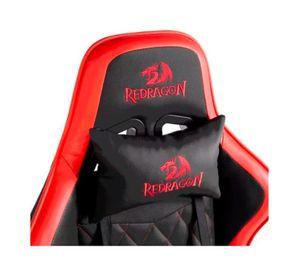 Silla Gamer Redragon Gaia Black Red Reclinable Ergonomica