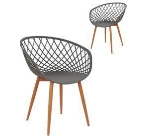 PACK 2 SITIALES BUTACA MESH POLIPROPILENO PARA LIVING O TERRAZA