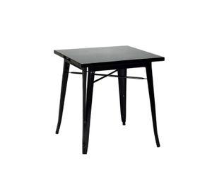 MESA TOLIX CON CUBIERTA METALICA 80X80 PARA CAFETERIA O RESTAURANTE