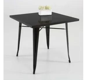 MESA TOLIX CON CUBIERTA METALICA 80X80 PARA CAFETERIA O RESTAURANTE