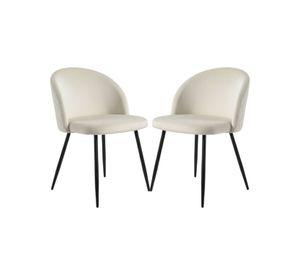 PACK 2 SILLAS NORDIC FELPA BLACK