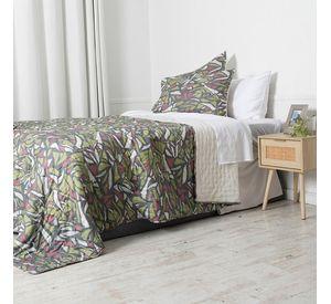 Quilt Toledo MF Estampada 2 P Stone