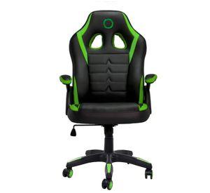 Silla Gamer Nibio Neon Reclinable Cuero PU Verde