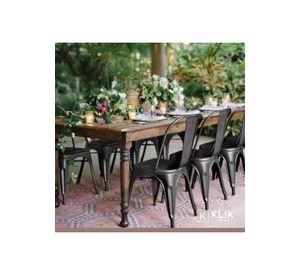 Pack de 6 Sillas Tolix - Negras