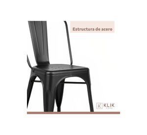 Pack de 6 Sillas Tolix - Negras