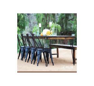 Pack de 6 Sillas Tolix - Negras