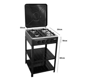 Cocina Encimera A Gas Licuado 4 Platos con Mesa + Kit De Instalación